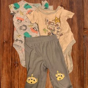 Toy story baby boy set size 0-3 months